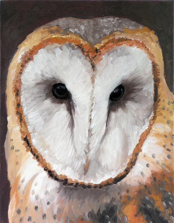 items-similar-to-spirit-animal-barn-owl-8-x-10-oil-painting