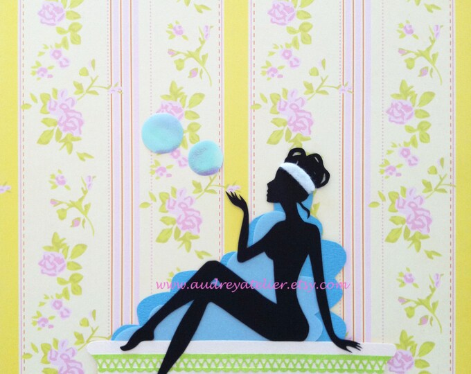 Silhouette Art Bathing Beauty