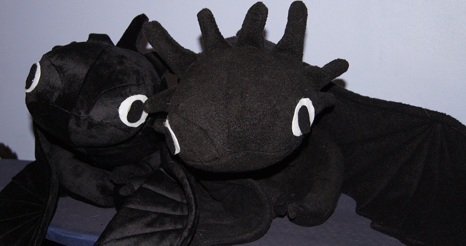 Sewing Pattern Toothless the Dragon by DragonsToothCrafts on Etsy