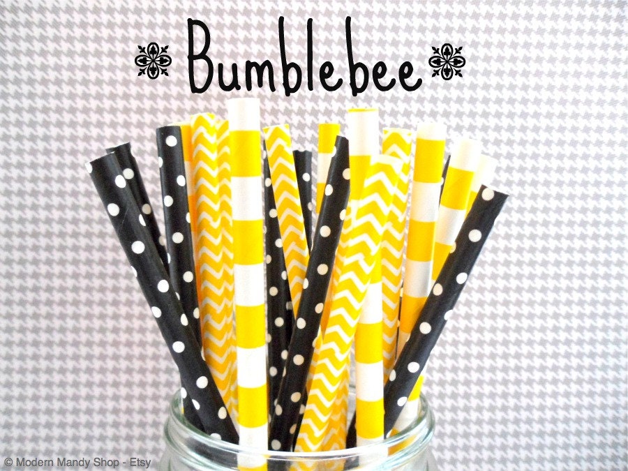 yellow paper straws yellow paper straws
