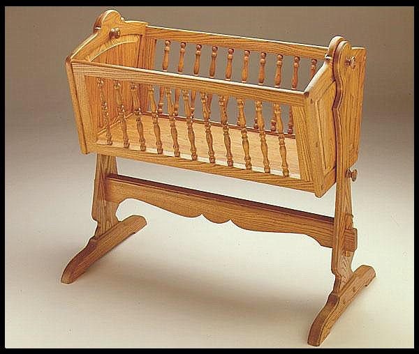 Items similar to Swinging Baby Cradle plans - Build Your 