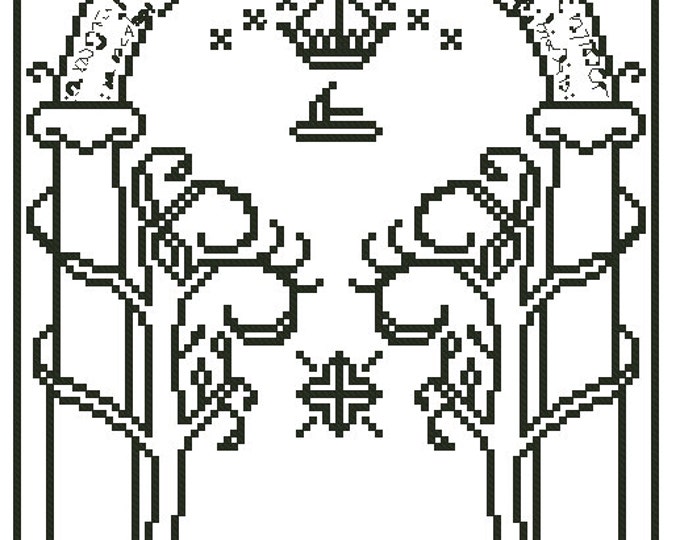 Lord of the Rings: Gates of Moria Cross-Stitch Pattern Download