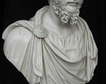 SEPTIMIUS SEVERUS - A marble bust, with toga drapery. - il_340x270.569073747_t09r