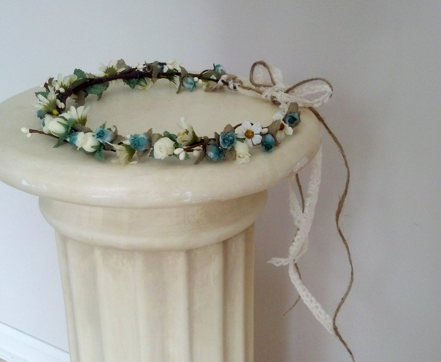 Twine Woodland Hair Wreath Bridal Flower crown by AmoreBride