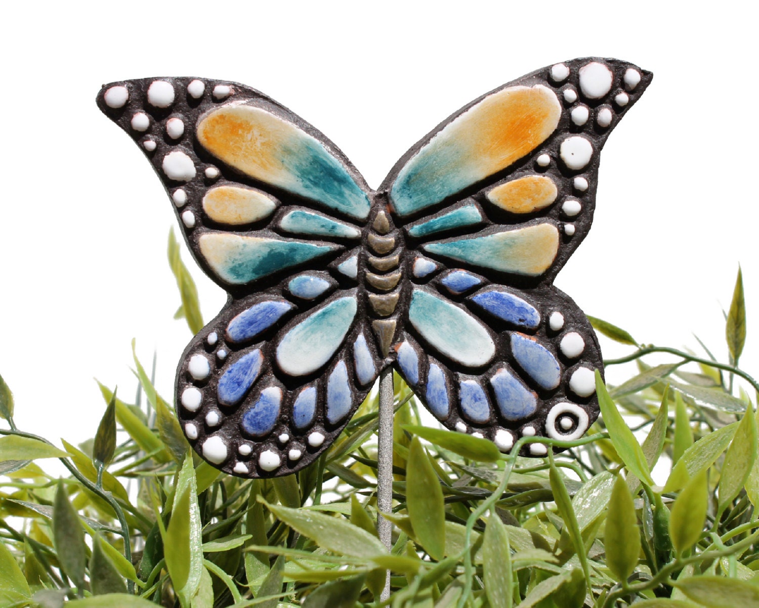 butterfly garden art plant stake garden decor butterfly
