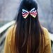 Rainbow Chevron/Zig-Zag Printed Hair Bow