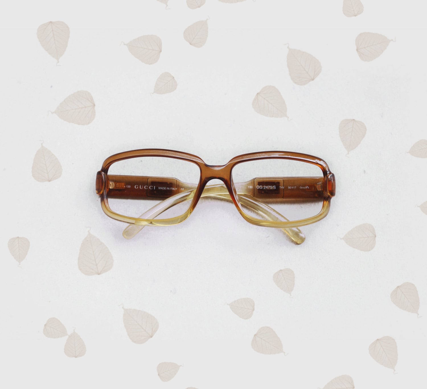 GUCCI Vintage squared frames Sunglasses eyeglasses Eyewear