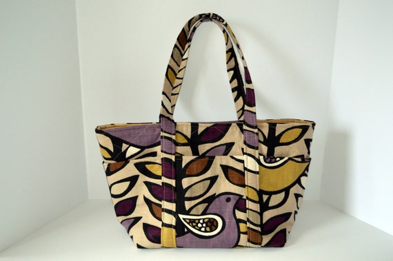 Large Tote Bag - Six Outside Pockets