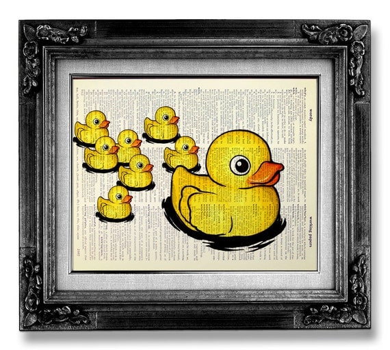 Rubber Duck Bathroom Decor Accessory Baby Shower Decoration