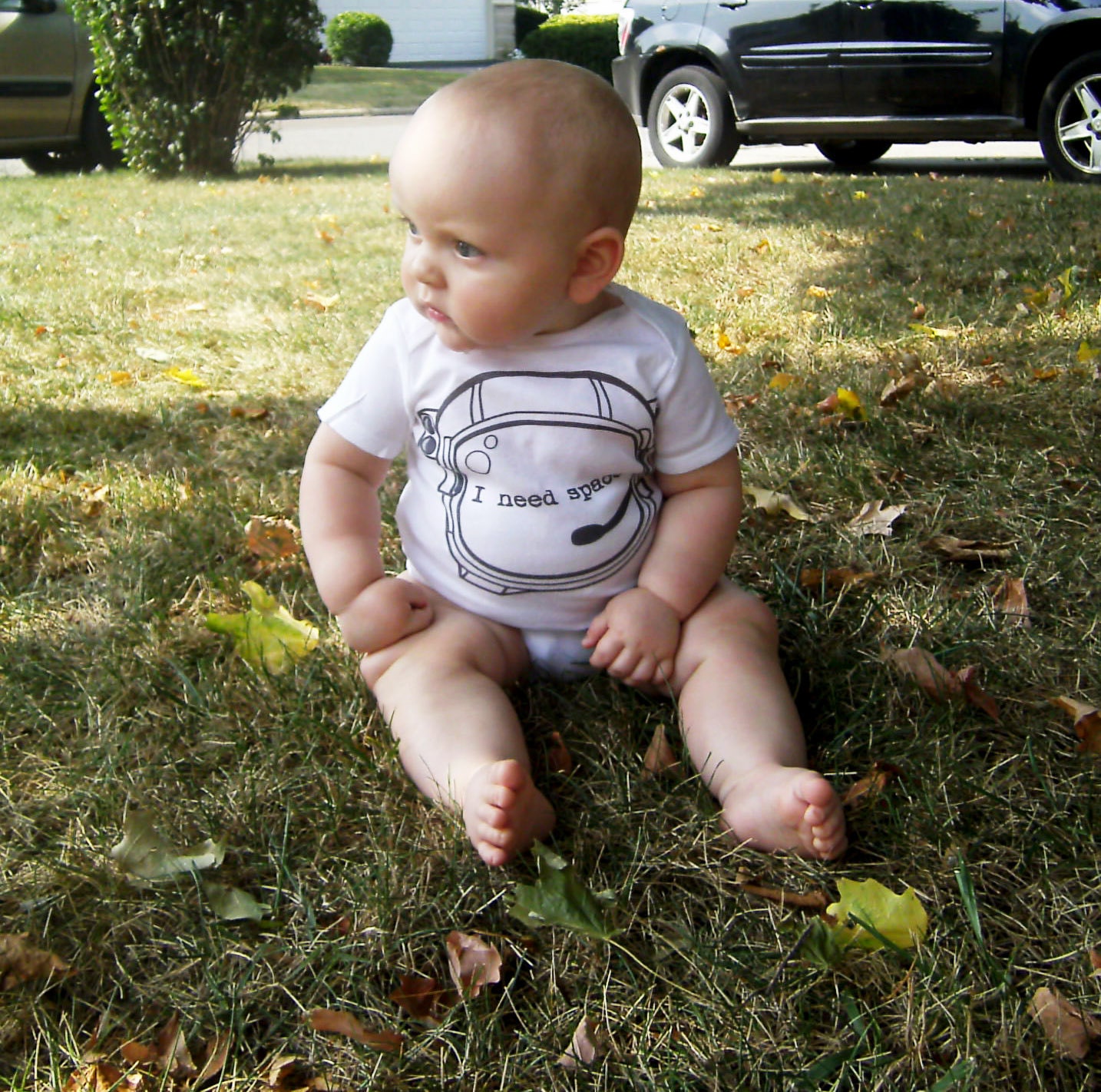 Nerdy Baby Clothes I Need Space Baby Astronaut Shirt Space