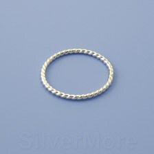 Sterling silver fine jewelry - Jasper and Hammered Silver 925 Cocktail Ring