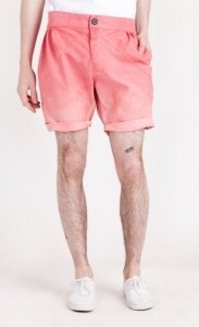 Dip-dyed ombre, Triple pleated Shorts