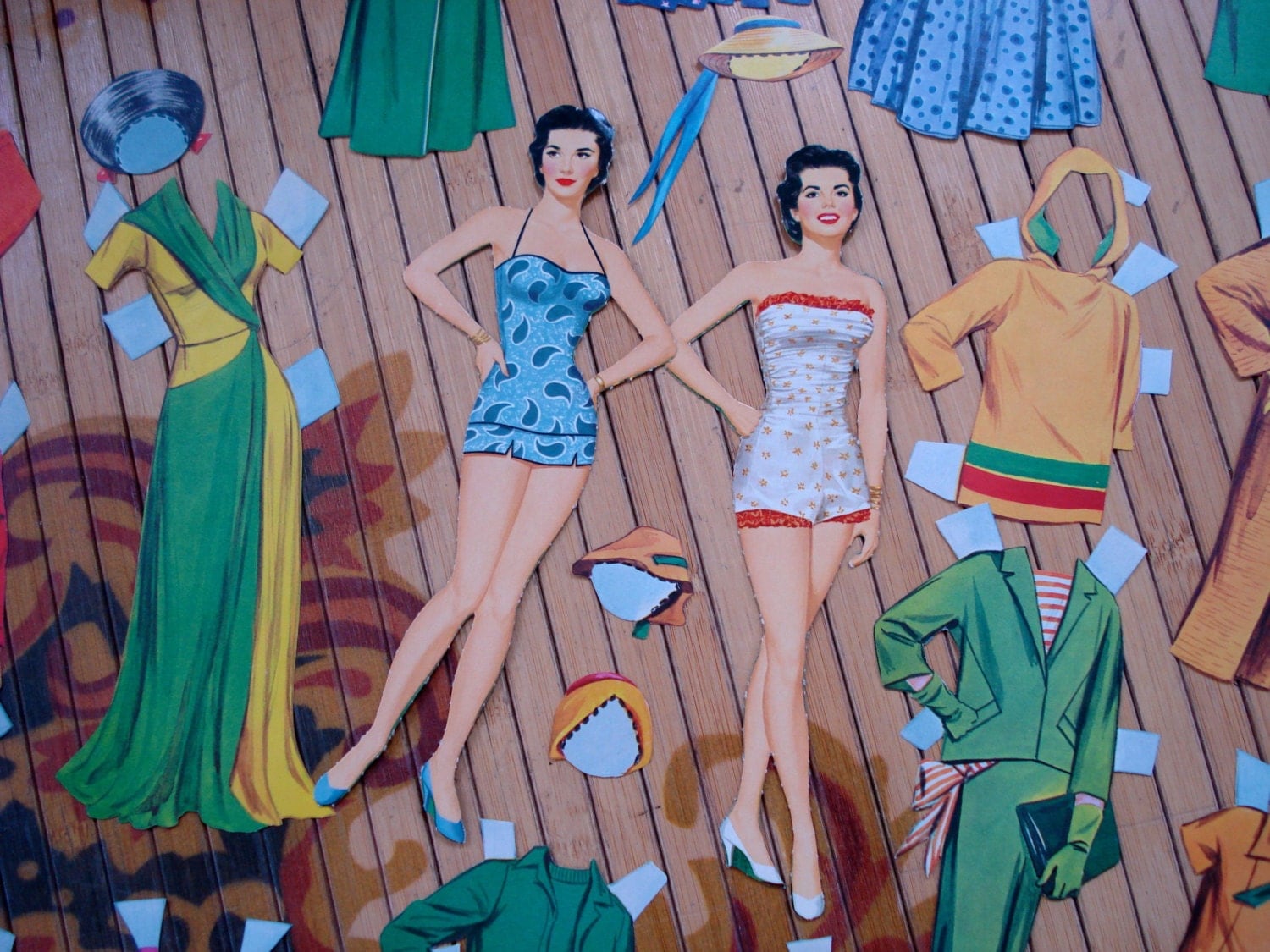 1950s paper dolls