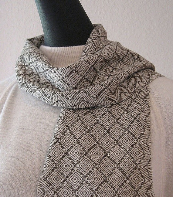 Items similar to Merino & Alpaca Handwoven Scarf on Etsy