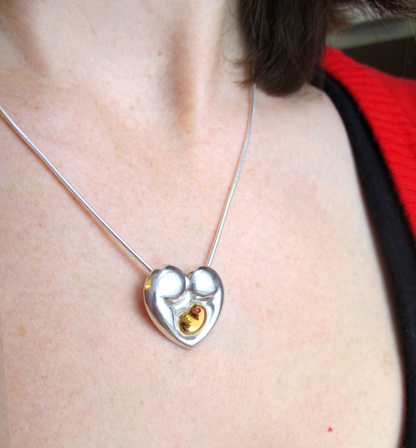 Birthstone Baby Push Present Donation Mom Silver Family