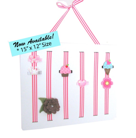 Hair Bow Holder MEDIUM White or Natural by EverydayClippies