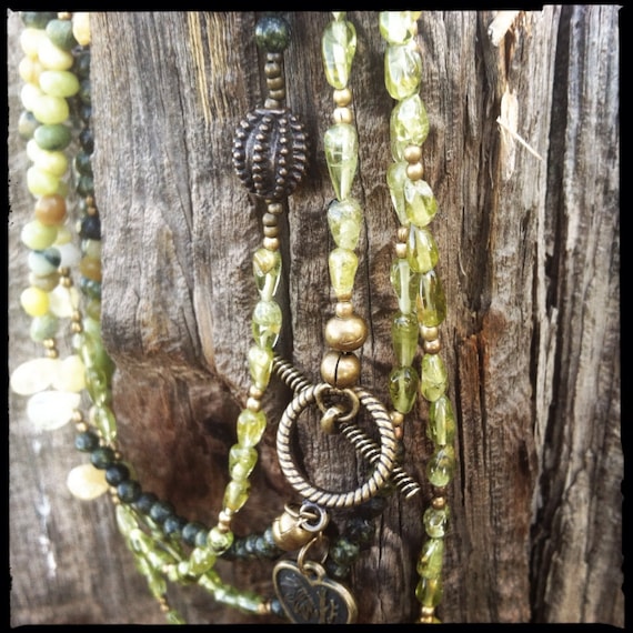 Items similar to New Grass Necklace on Etsy