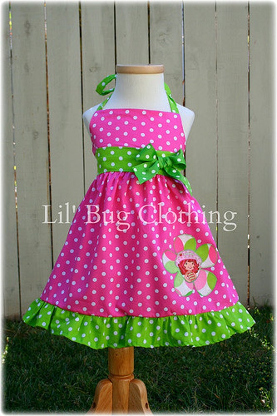 Strawberry Shortcake Dress Strawberry Shortcake Outfit Lime