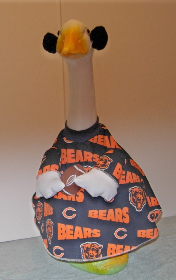 24 large Goose outfit in Chicago Bears fabric for cement