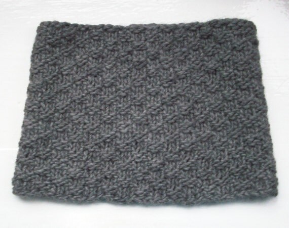 Unisex cowl collar neck warmer alpaca merino mix by SpinningStreak