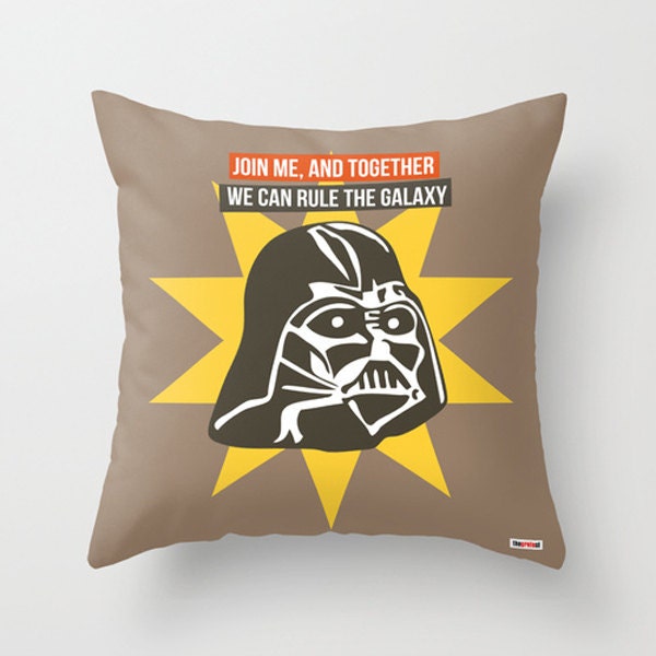 Star Wars pillow cover Darth Vader throw pillow boyfriend