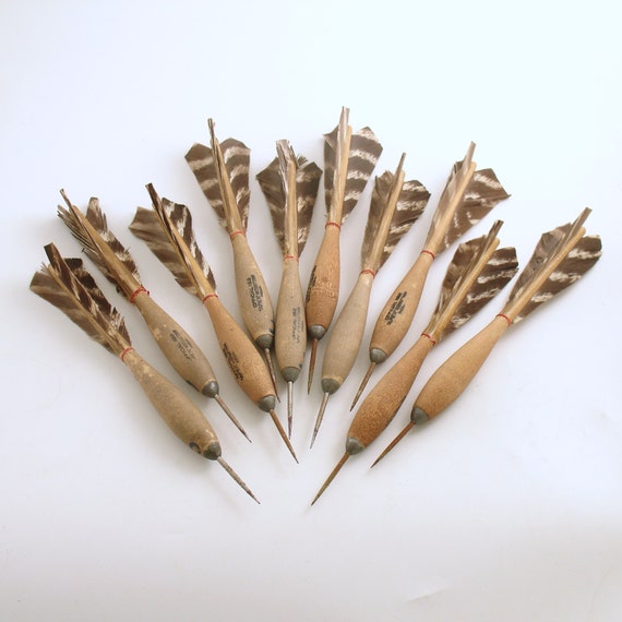 Vintage Darts Apex Wood Turkey Feathers