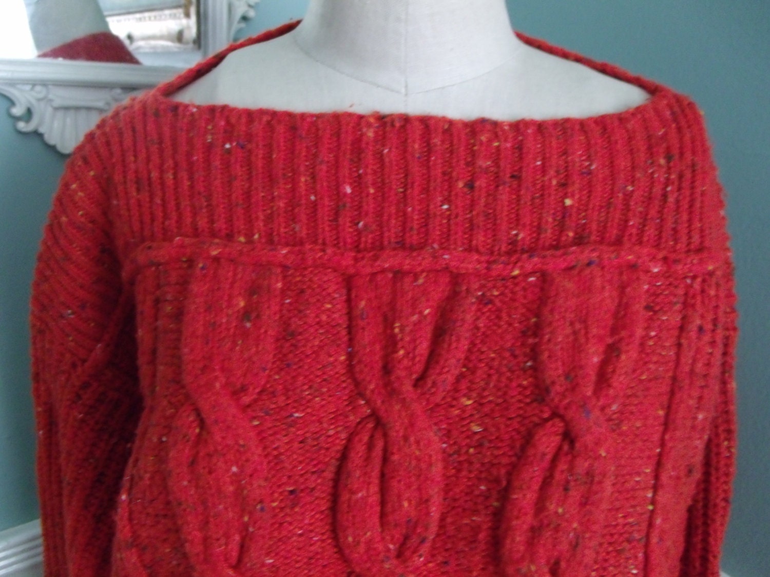 fall burnt orange sweater