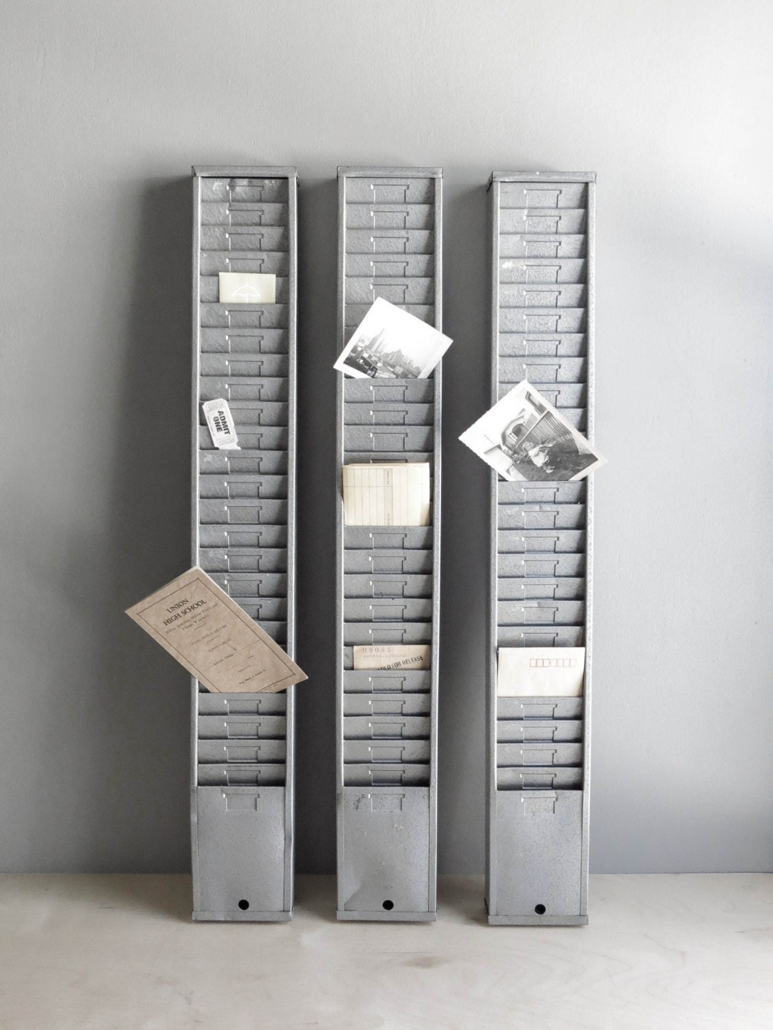 industrial time card rack