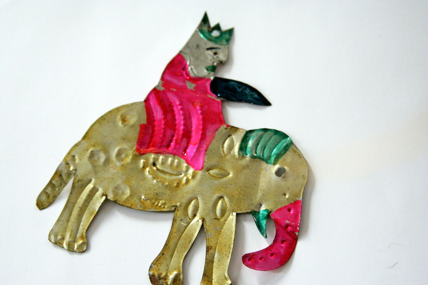 vintage christmas ornament indian elephant by thelittlestapple vintage christmas ornament indian elephant by thelittlestapple