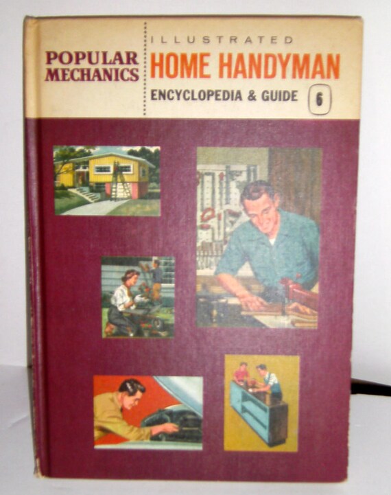 Home Handyman Book Popular Mechanics How To Book Vintage