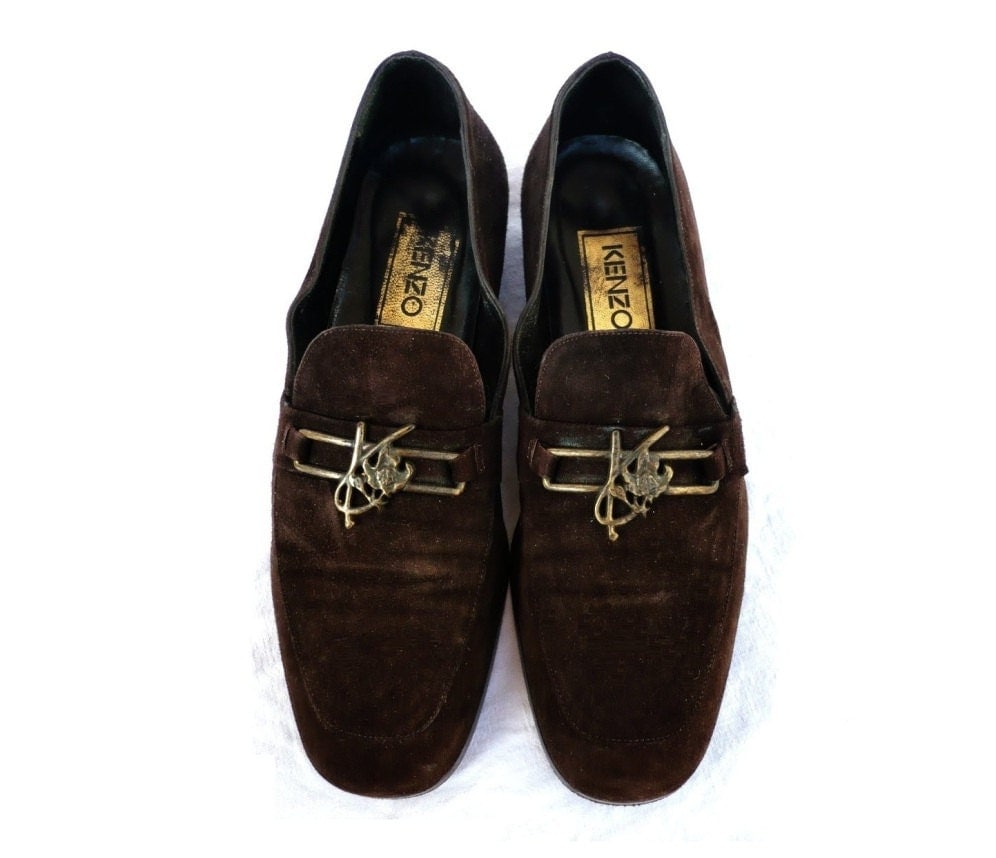 Vintage KENZO Dark Brown Oxford / Loafers by bOmode on Etsy