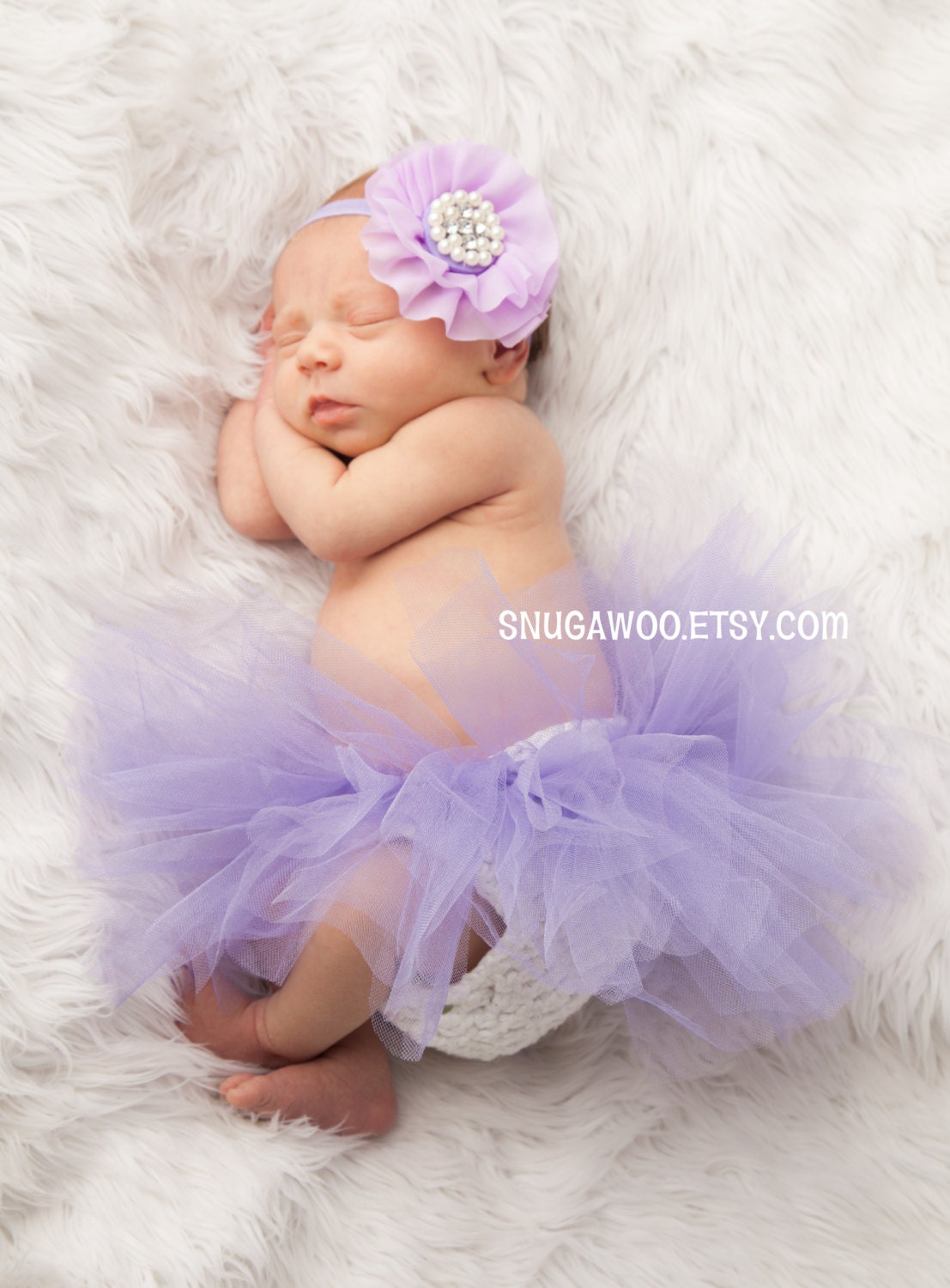 CLEARANCE Lavender Tutu Newborn Baby Girl Tutu lavender