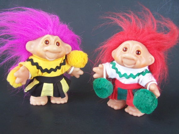 Vintage Toys TROLLS on SALE 4 1/2 Inch Dam Troll by papercherries