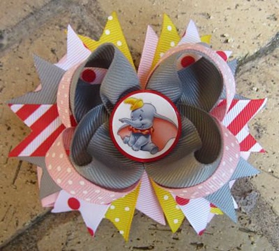 Dumbo Disney World Vacation Boutique Hair Bow Il_570xn