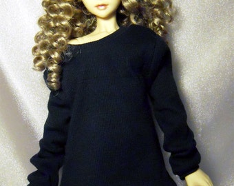 Navy blue baggy sweatshirt for SD, Lishe, 1/3 bjd DOLL