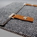iPad case - gray herringbone
