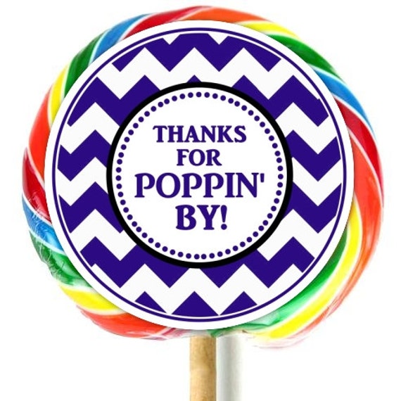 Thanks For Popping In Lollipop Free Printable