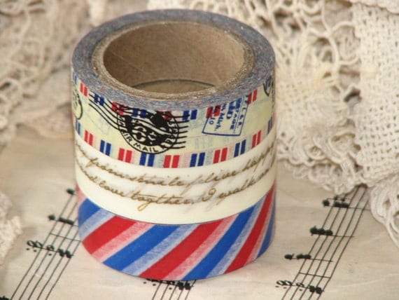 Limited Edition Postal Themed Washi Tape Set