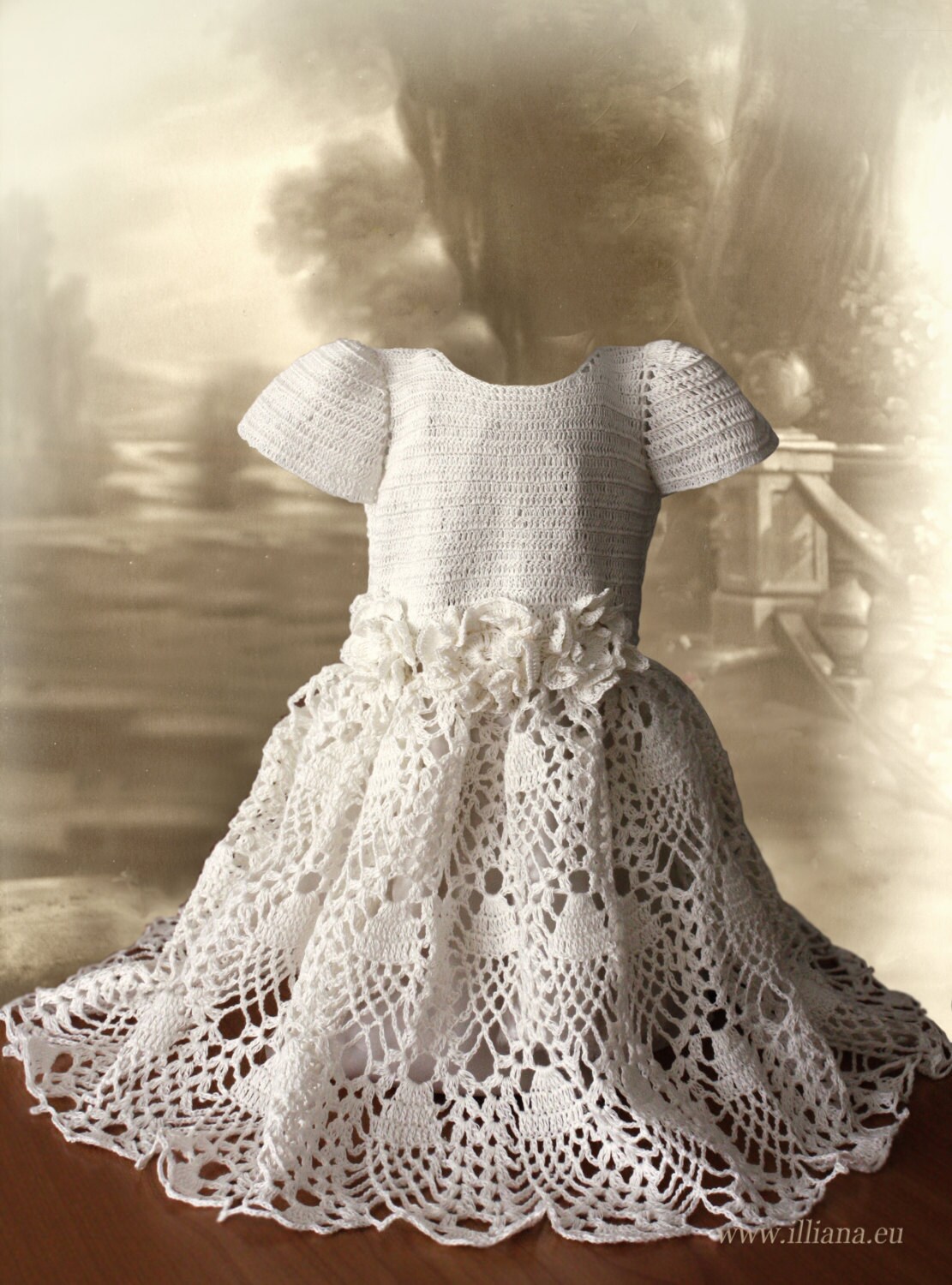 Dress crochet pattern absolutely eco handmade zoom linen