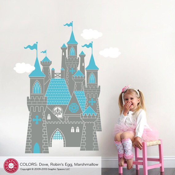 Cinderella Castle Decal Fairy Tale Princess Wall Decal
