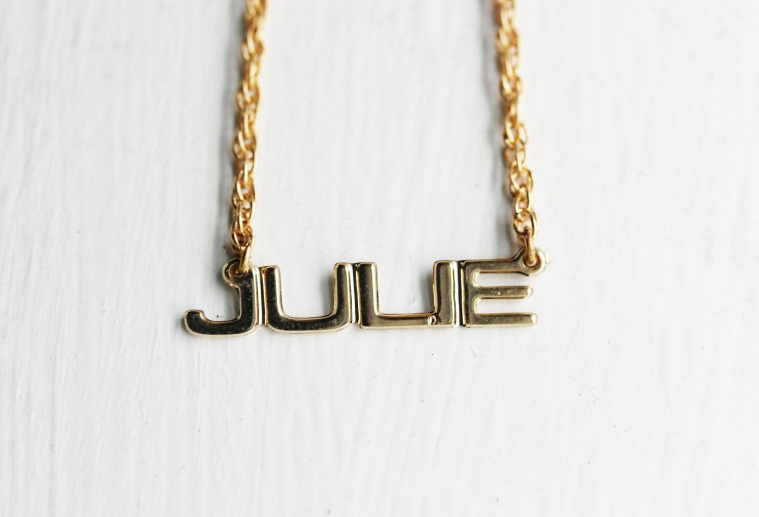 Vintage name necklace Clearance