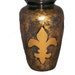 FLEUR DE LIS Collection - handpainted ceramic vase