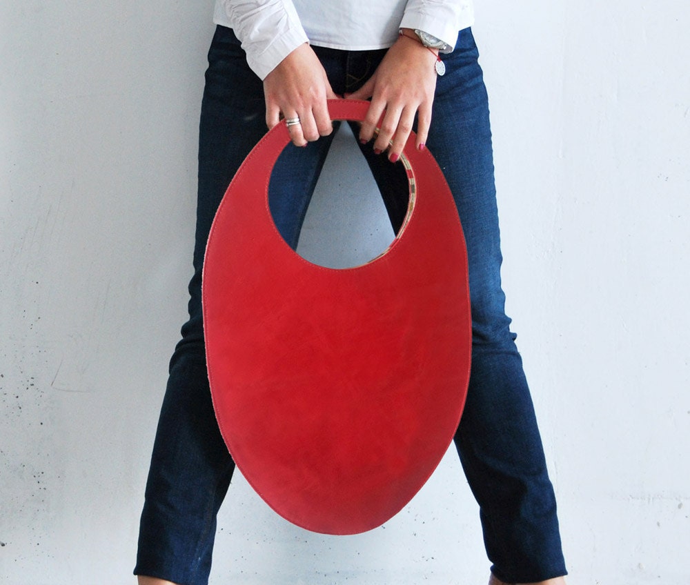 large red bag