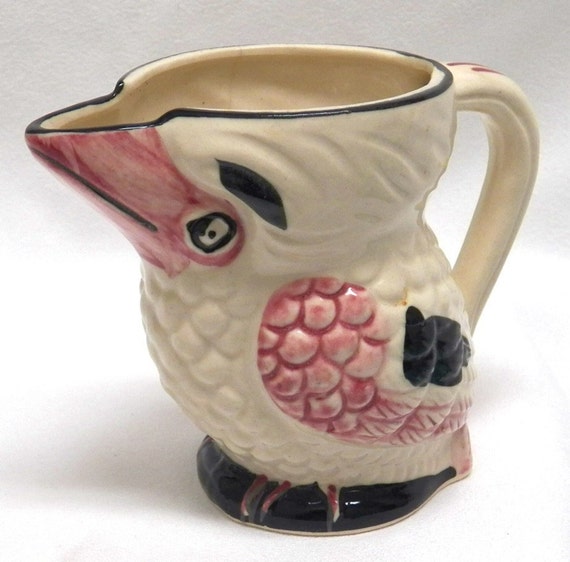 Bird Creamer Pitcher Vintage Japan