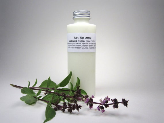 Vegan Hand and Body Lotion - 118 ml / 4 oz HDPE bottle - four varieties avaialble