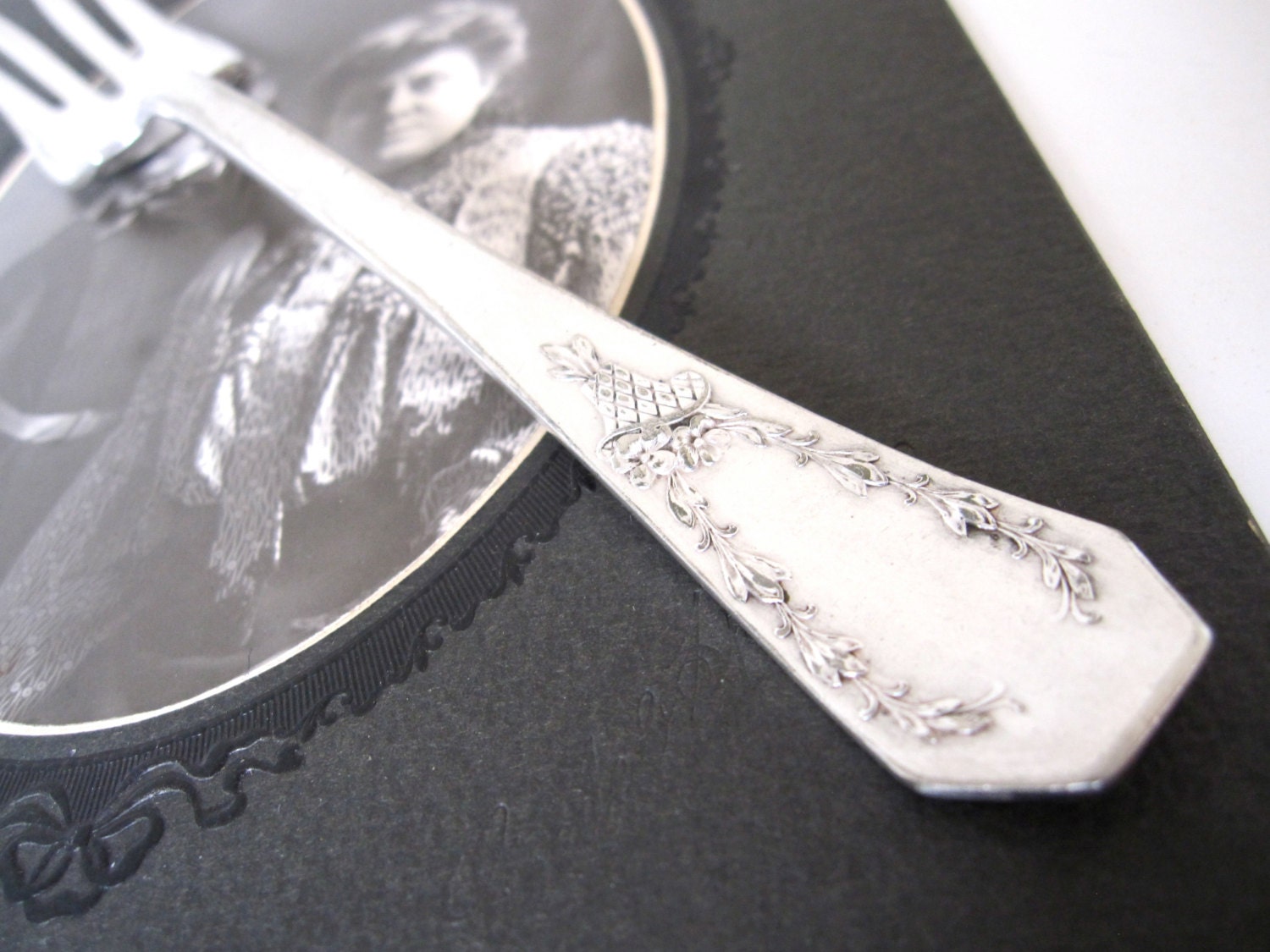 Antique Chipped Beef Fork Carolina 1914 by Holmes Edwards