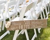 Rustic Wedding Sign No Seating Plan NEW 2014 Design by Morgann Hill Designs