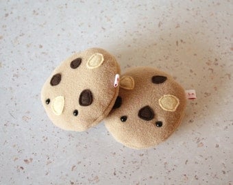 Peluche cookie - cute kawaii nourriture mignon polaire marron gateau