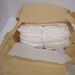 Silk Hankies / Mawata - 6 ounces (oz) - undyed - white