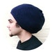 Mens dreadlock tam for medium-mid back length dreads, cable design, custom made in any colour.
